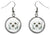 Poodle Dog Silver Hypoallergenic Stainless Steel Earrings