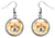 Chow Chow Dog Silver Hypoallergenic Stainless Steel Earrings
