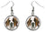 St Bernard Dog Silver Hypoallergenic Stainless Steel Earrings