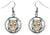 Tiger Silver Hypoallergenic Stainless Steel Earrings