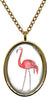 My Altar Pink Flamingo Stainless Steel Pendant Necklace