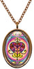 My Altar Erzulie Freda Veve for Voodoo Love Magick Stainless Steel Pendant Necklace