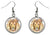 Lion Silver Hypoallergenic Stainless Steel Earrings