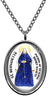 My Altar Saint Bernadette Silver Stainless Steel Pendant Necklace