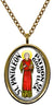 My Altar St. Pantaleon Patron Saint of Good Luck Gold Stainless Steel Pendant Necklace