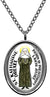 My Altar Saint Katharine Drexel for Philanthropy & Racial Justice Silver Stainless Steel Pendant Necklace