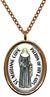 My Altar Saint Marianne Cope Patron of HIV and AIDS Rose Gold Stainless Steel Pendant Necklace