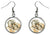 Lovely Sea Otters Silver Hypoallergenic Stainless Steel Silver Earrings