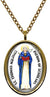 My Altar Saint Thomas Aquinas Patron of Scholars Gold Stainless Steel Pendant Necklace