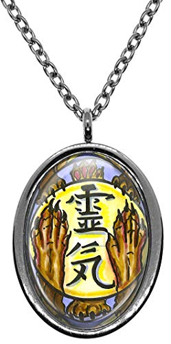 My Altar Distance Animal Reiki Hon Sha Ze Sho NEN Stainless Steel Pendant Necklace