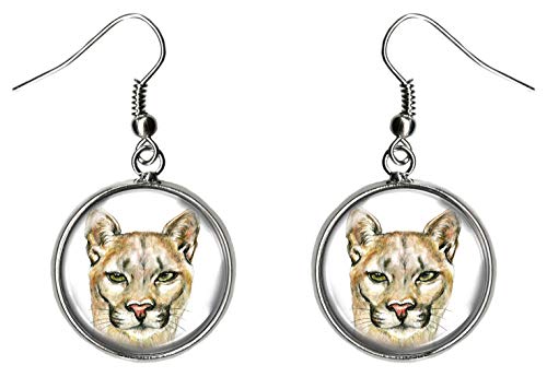 Cougar Silver Hypoallergenic Stainless Steel Silver Earrings