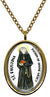 My Altar Saint Faustina Patron of Divine Mercy Gold Stainless Steel Pendant Necklace