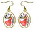 Oya Orisha for Blessings of Change 1" Gold Stainless Steel Earrings