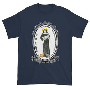 St Gertrude Patron of Cats Unisex T-shirt