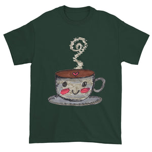 Whimsical Cute Happy Hot Cup Unisex T-shirt