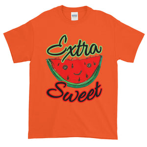 Extra Sweet Whimsical Watermelon Adult Unisex T-shirt