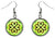Adinkra Nyame Dua The Tree of Gods Protection Silver Hypoallergenic Steel Earrings