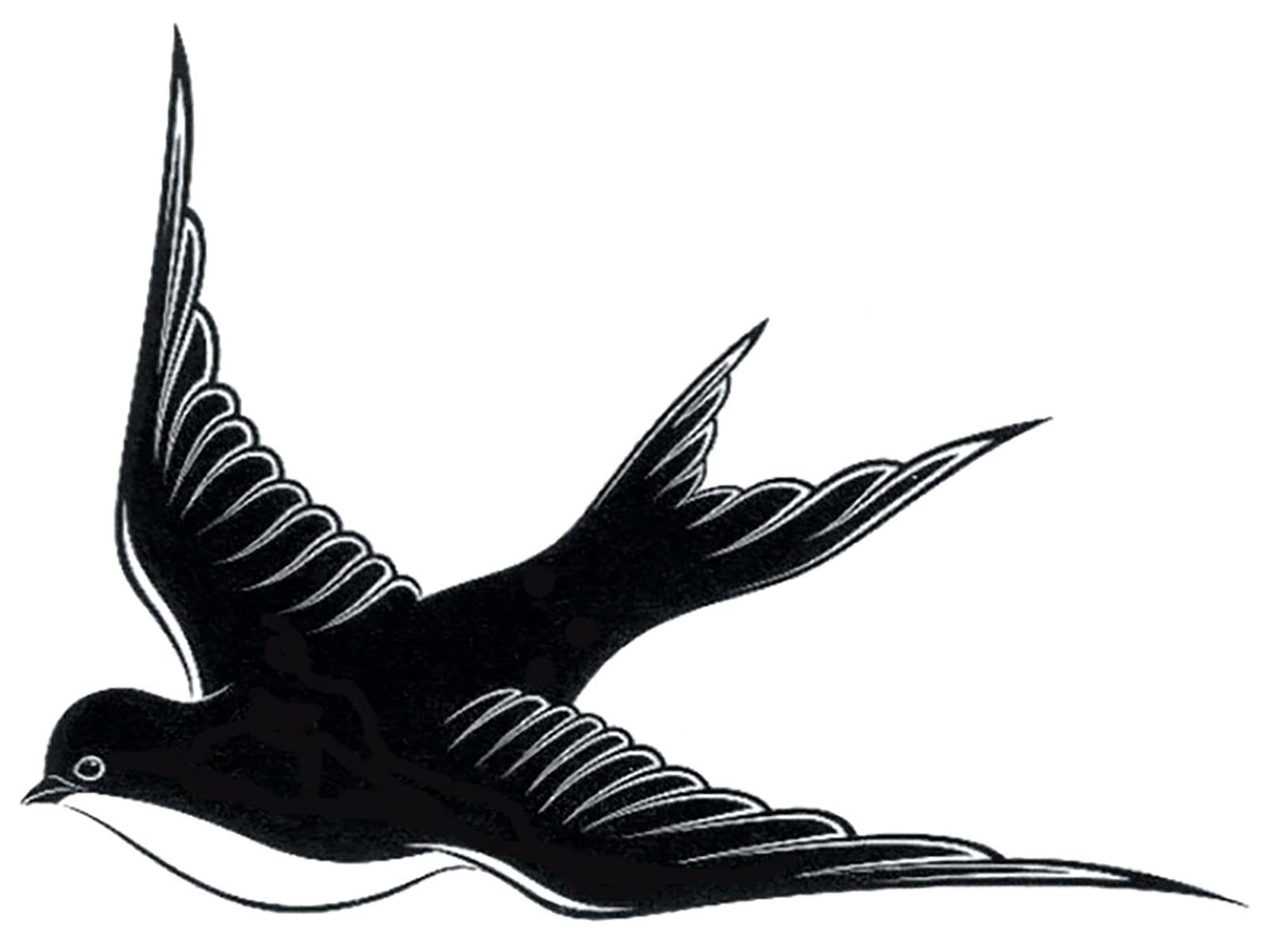 Sparrow Bird Waterproof Temporary Tattoos 2 Sheets