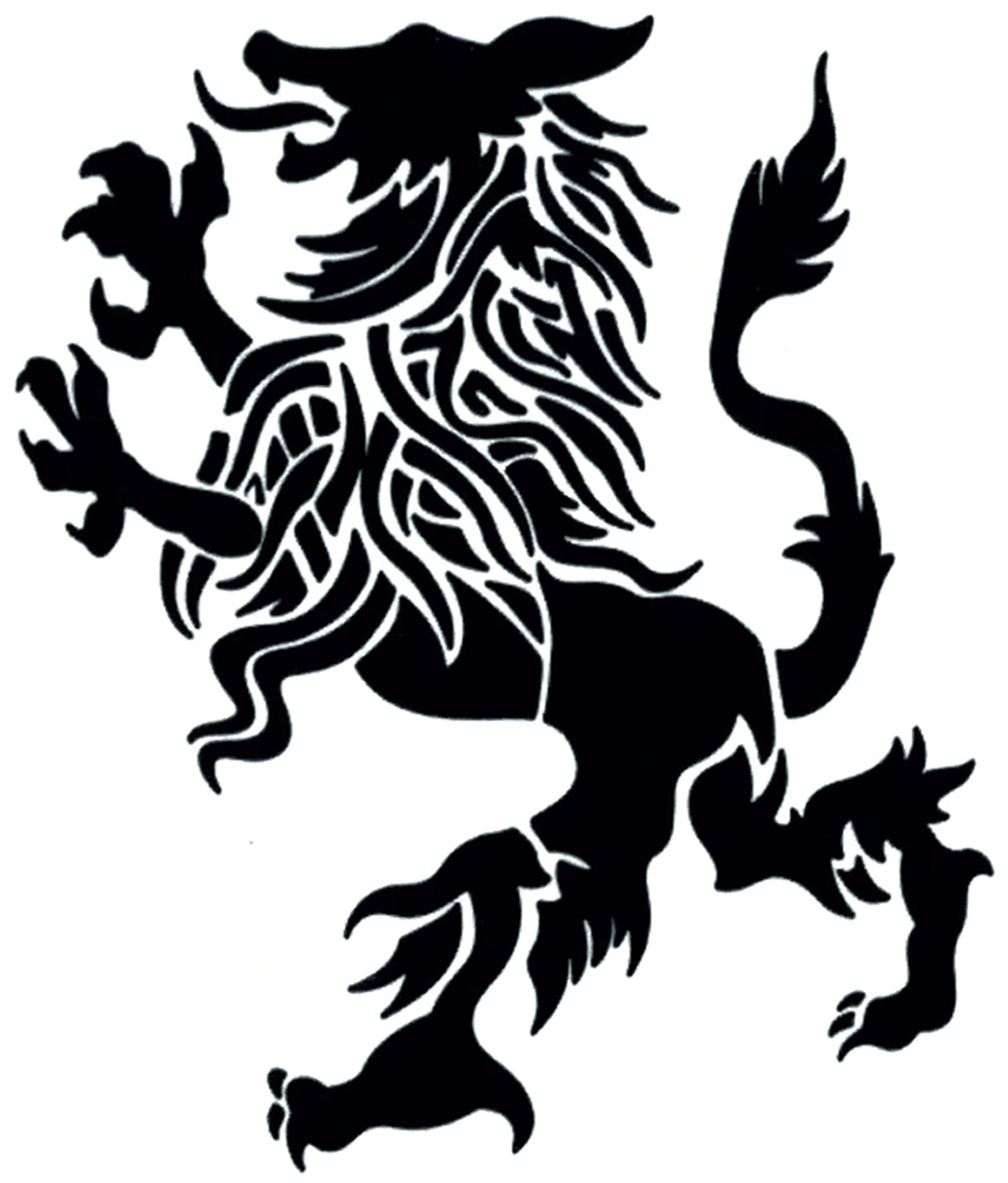 Royal Lion Waterproof Temporary Tattoos 2 Sheets