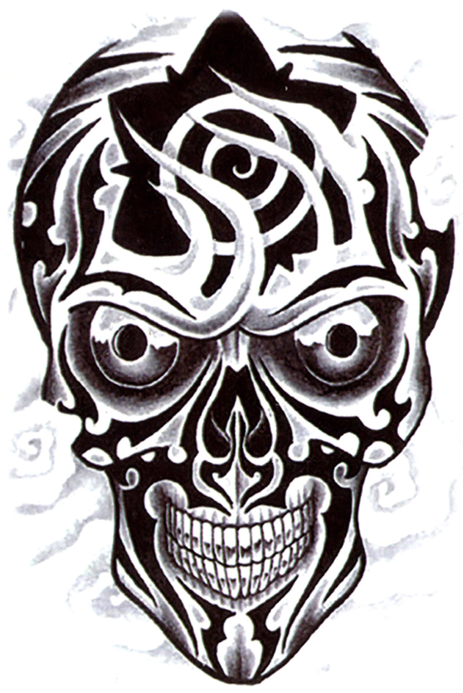 Sugar Skull Set Muertos Waterproof Temporary Tattoos 2 Sheets