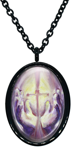 My Altar Christian Faith Healing Stainless Steel Pendant Necklace