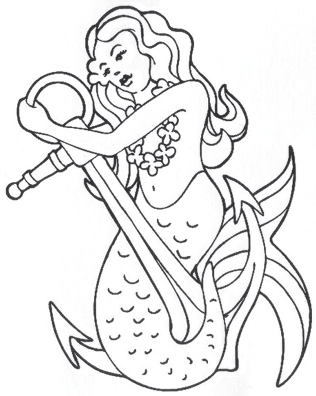 anchor tattoo coloring pages