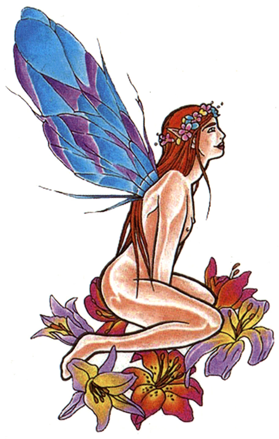 Fairie Sprite Spirit Waterproof Temporary Tattoos 2 Sheets