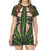 Boho Bohemian Chick Marijuana Lead Cannabis Hemp Art Women's All Over Print T-Shirt Dress