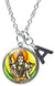 My Altar Lord Shiva Consciousness Manifestation & Initial Charm Steel 24" Necklace