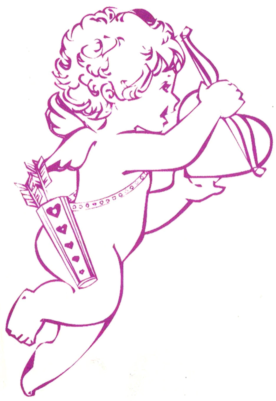 Cupid Love Angel Cherub Waterproof Temporary Tattoos 2 Sheets