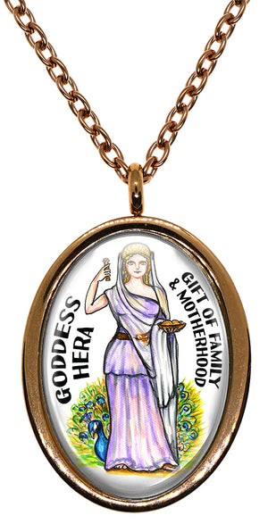 My Altar Goddess Hera Gift of Family & Motherhood Stainless Steel Pendant Necklace
