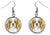 Cavalier King Charles Spaniel Dog Silver Hypoallergenic Stainless Steel Earrings