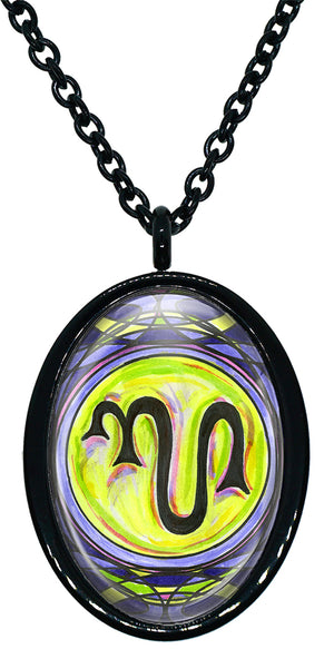 Manifesting The Impossible Miraculous Law of Attraction Symbol Stainless Steel Pendant Necklace
