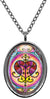 My Altar Erzulie Freda Veve for Voodoo Love Magick Stainless Steel Pendant Necklace