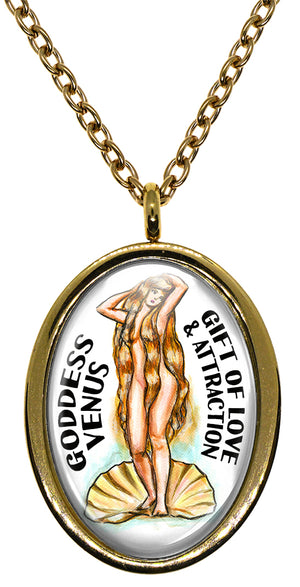 My Altar Goddess Venus Gift of Love & Attraction Stainless Steel Pendant Necklace