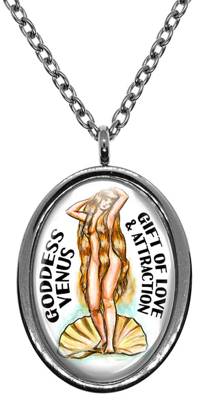 My Altar Goddess Venus Gift of Love & Attraction Stainless Steel Pendant Necklace