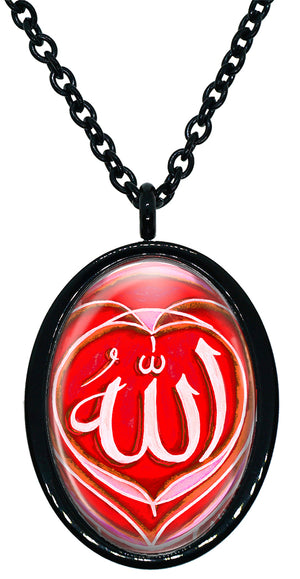 Allah Symbol Stainless Steel Pendant Necklace