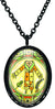 My Altar Gran BWA Veve for Voodoo Magick Healing, Pets, Nature Stainless Steel Pendant Necklace