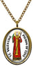 My Altar Saint Valentine Patron of Love Gold Stainless Steel Pendant Necklace