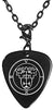 Vine 45th Lesser Seal Goetia Black Guitar Pick Clip Charm on 24" Chain Necklace