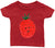 Whimsical Strawberry Cartoon Infant or Toddler T-shirt with Optional Name or Message Personalization Customization