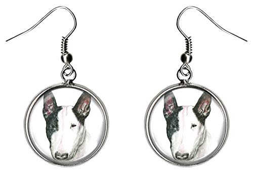 Baby Fox Bull Terrier Dog Hypoallergenic Stainless Steel Silver Earrings