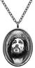 My Altar Jesus Christ Crucifixion Silver Stainless Steel Pendant Necklace