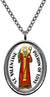 My Altar Saint Valentine Patron of Love Silver Stainless Steel Pendant Necklace