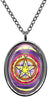 My Altar Solomons 2nd Pentacle of Venus for Grace & Honor Silver Stainless Steel Pendant Necklace