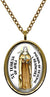 My Altar Saint Teresa of Avila Patron for Headaches Gold Stainless Steel Pendant Necklace