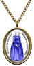 My Altar Saint Caroline Chisholm Patron for Exploited Women Gold Stainless Steel Pendant Necklace