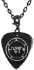 Zagan 61st Lesser Seal Goetia Black Guitar Pick Clip Charm on 24" Chain Necklace