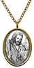 My Altar Jesus Christ Shepherd with Baby Lamb Gold Stainless Steel Pendant Necklace