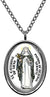My Altar Saint Catherine of Siena Patron for Sickness Silver Stainless Steel Pendant Necklace